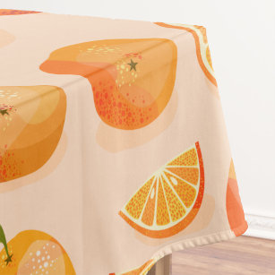Mantel Patrón de Naranja de cítricos