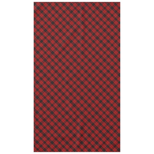 Mantel Patrón de navidades a cuadros Red Buffalo Plaid (Anverso)