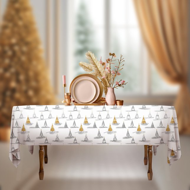 Mantel Patrón de Navidades de oro Nº 5 ID1009 (Subido por el creador)