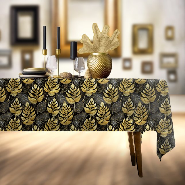 Mantel Patrón de Navidades de oro negro #29 ID1009 (Subido por el creador)