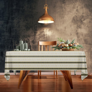 Mantel Patrón de Navidades de oro verde#35 ID1009