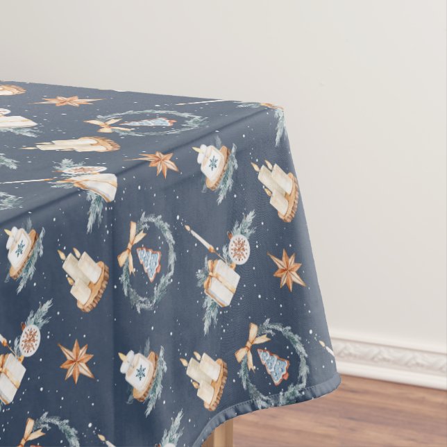 Mantel Patrón de Navidades elegantes (In Situ)