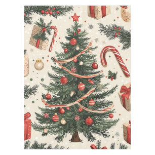 Mantel Patrón de Navidades florales de Poinsettia (4)