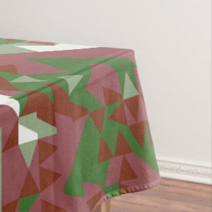 Mantel Patrón de Navidades geométricos eclécticos Mod Ret