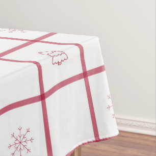 Mantel Patrón de Navidades Red Gingham