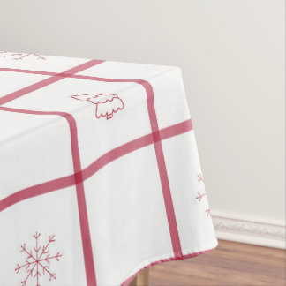 Mantel Patrón de Navidades Red Gingham