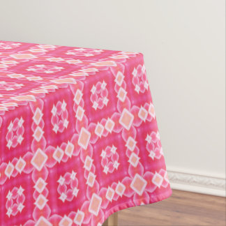 Mantel Patrón de niña de bebé de color rosa cuadrado abst