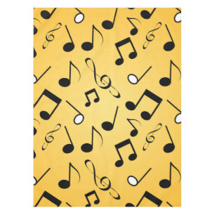 Mantel Patrón de notas musicales