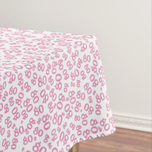 Mantel Patrón de número de fiesta de cumpleaños númer