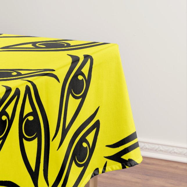 Mantel Patrón de ojos Ojos Negro amarillo (In Situ)