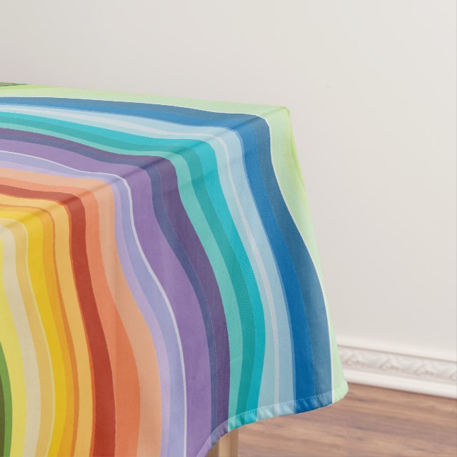 Mantel Patrón de ondas multicolores 2 (In Situ)