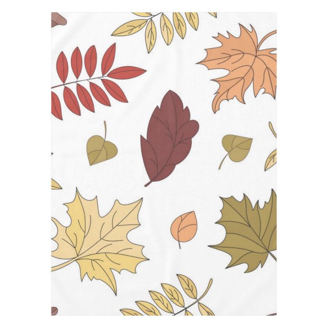Mantel Patrón de otoño (Anverso)