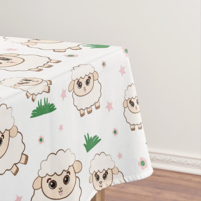Mantel Patrón de ovejas lúdicas (In Situ)