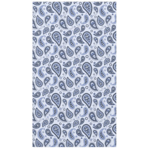 Mantel Patrón de Paisley Azul