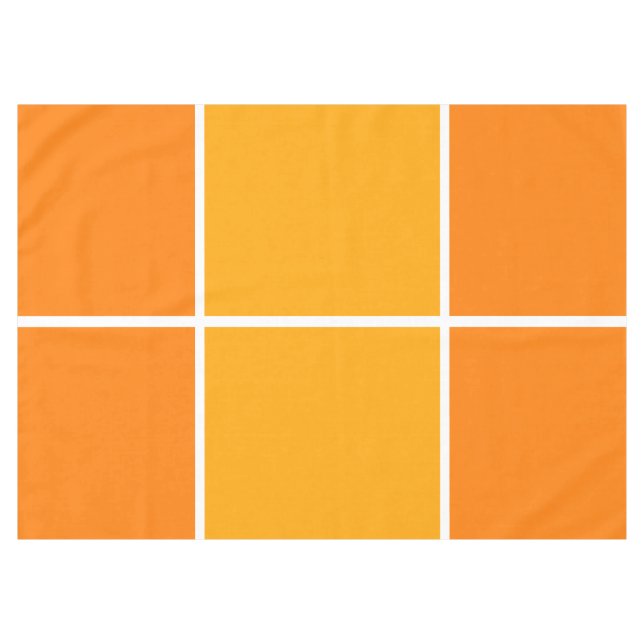 Mantel Patrón de panel de ventanas del Naranja amarillo d (Frente (Horizontal))