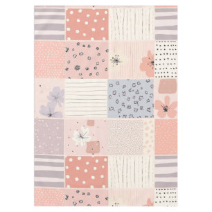 Mantel Patrón de parchwork floral vintage - Pastel (10)