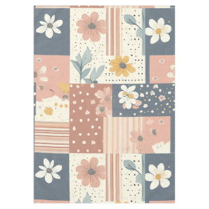 Mantel Patrón de parchwork floral vintage - Pastel (2)