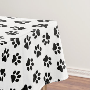 Mantel Patrón De Patas, Patas De Perro, Patas Negras