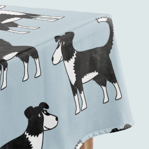 Mantel Patrón de Perro de Oveja de Collie de borde galé