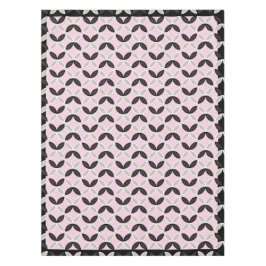 Mantel Patrón de pétalos florales de color rosa y blanco 