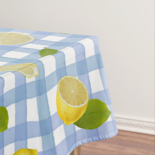 Mantel  Patrón de picnic de cítricos mediterráneos 