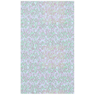 Mantel Patrón de plantas.Lblue floral rosa 14C BG