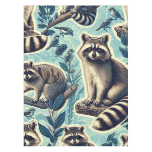 Mantel Patrón de Racoon Cuto