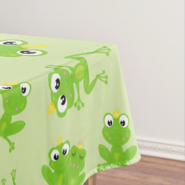 Mantel Patrón de rana, ranas cortas, ranas verdes, prínci