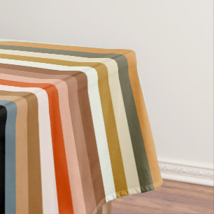 Mantel Patrón de rayas multicolor