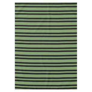 Mantel Patrón de rayas negras verdes