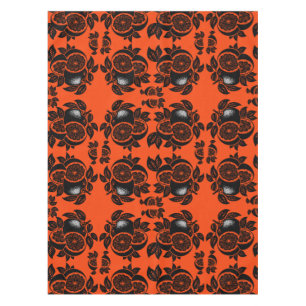 Mantel Patrón de rebanada de naranja retro