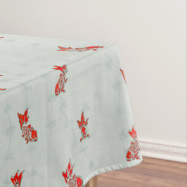 Mantel Patrón de repetición de peces dorados japoneses