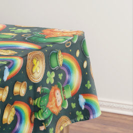 Mantel Patrón de San Patricio - leprechauns y oro