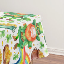 Patrón de San Patricio - leprechauns y oro