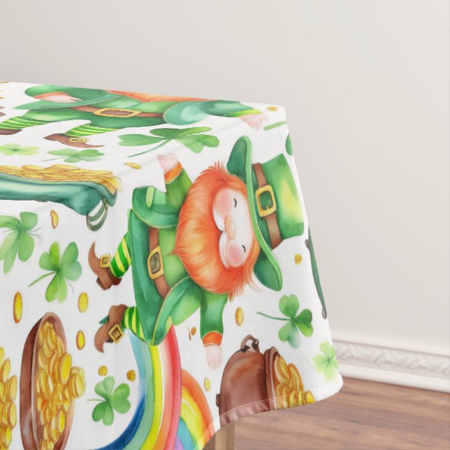 Mantel Patrón de San Patricio - leprechauns y oro (In Situ)