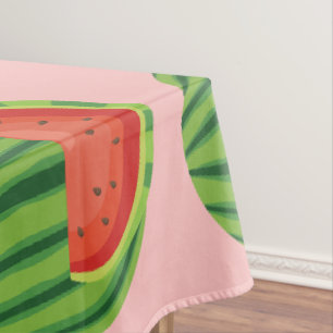 Mantel Patrón de sandía de moda rosa