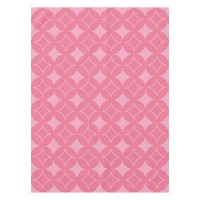 Mantel Patrón de shippo rosa (Anverso)