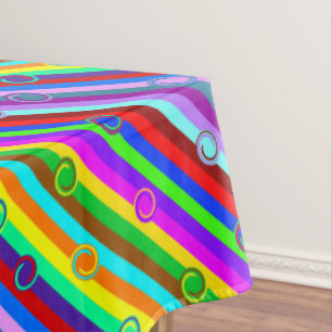 Mantel Patrón de Stripes Swirls color HOLI + tus ideas