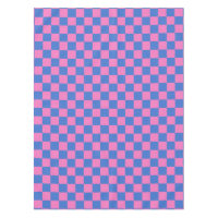 Patrón de tablero de ajedrez estético retro rosa y