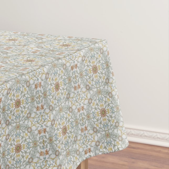 Mantel Patrón de techo azul floral de William Morris Vint (In Situ)