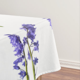 Mantel Patrón de tela azul.