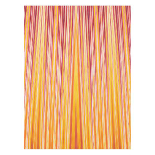 Mantel patrón de tiras de naranja