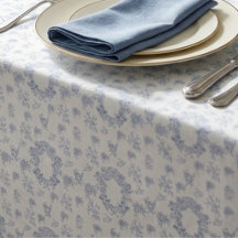 Patrón de Toile Francés Blanco Azul