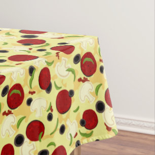Mantel Patrón de topes de pizza