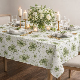 Mantel  Patrón de trébol verde • Día de San Patricio 