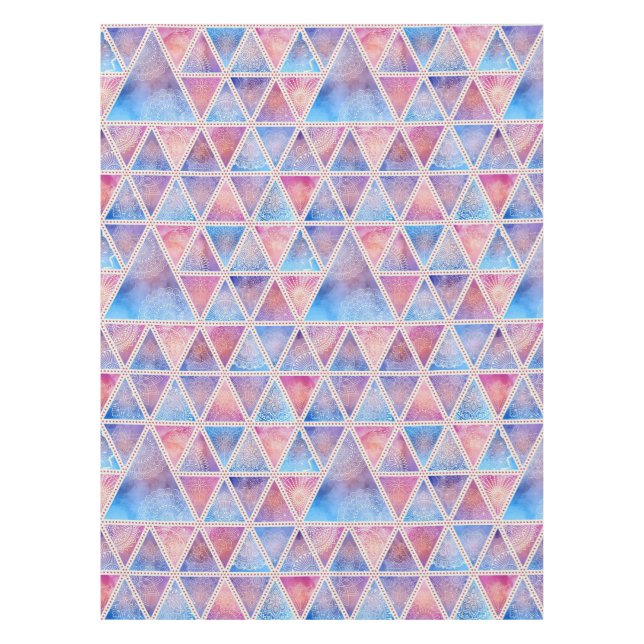 Mantel Patrón de triángulo de Mandala (Anverso)