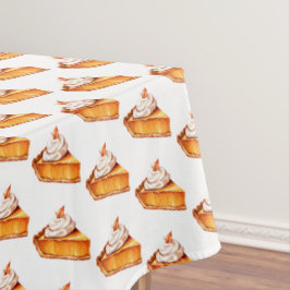 Mantel Patrón de tubería de calabaza boho acuarela