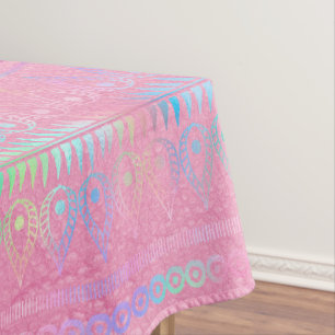 Mantel Patrón de Unicornio Bohemio Irisado