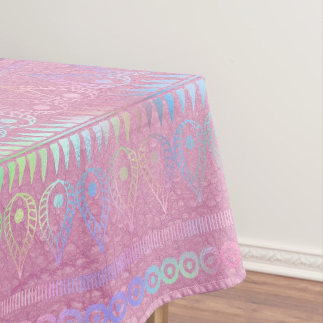 Mantel Patrón de Unicornio Bohemio Irisado (In Situ)