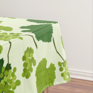 Mantel Patrón de uvas y hojas de uva